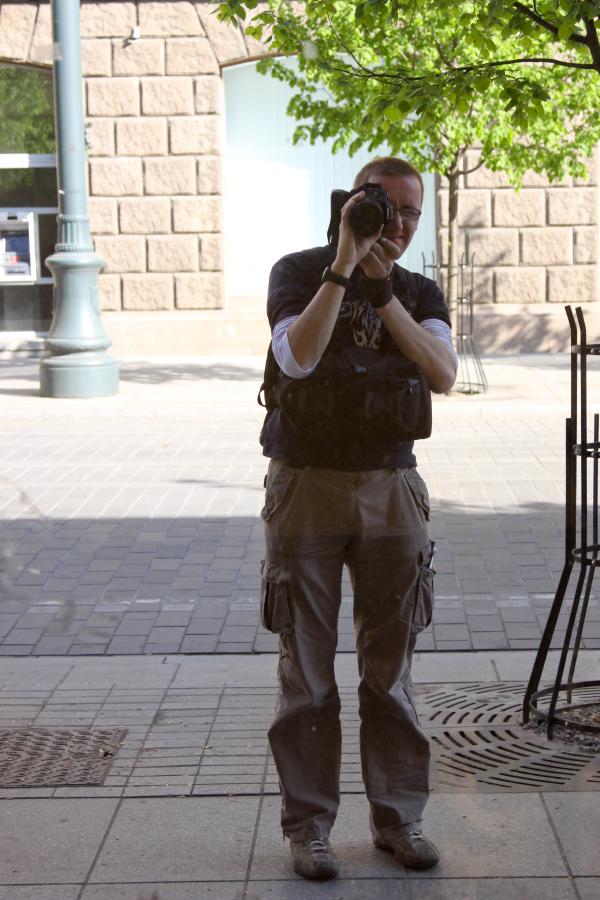 Selbstportrait in Vilnius