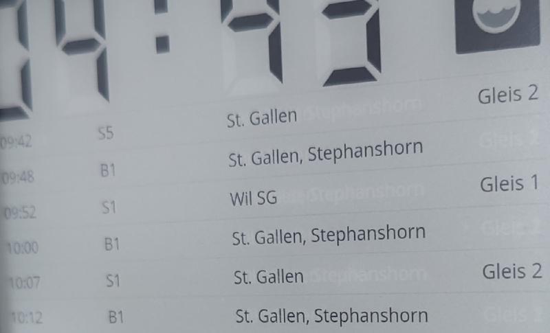 Artifakte auf ePaper Display